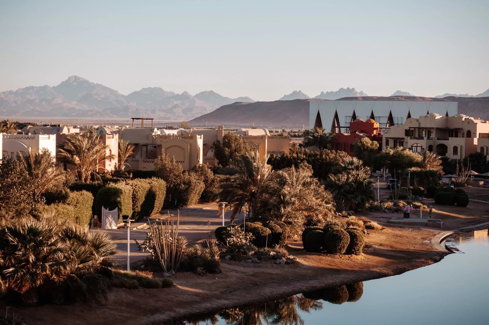 Our Airbnb accommodation in a gated estate in El Gouna